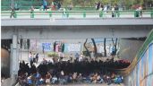 Foto ilustrativa de la nota titulada Más de 5 mil maestros de la CNTE bloquean calles en CDMX; colapsan Paseo de la Reforma y Circuito Interior