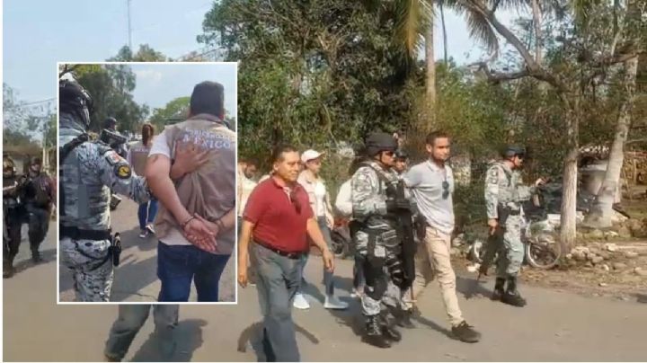 Detienen a presuntos Servidores de la Nación acusados de promover a candidata del PAN en Veracruz