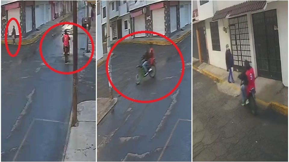 Los motoladrones desviaron su camino para cometer el asalto