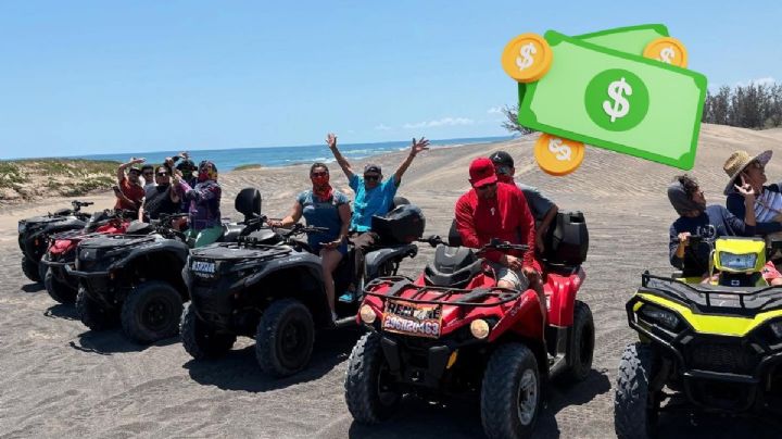 Playa de Chachalacas, Veracruz: Cuánto cuesta rentar una cuatrimoto