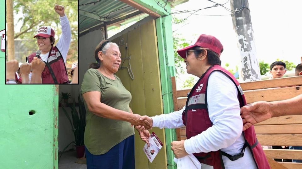 Rosa María Hernández Espejo promete trabajar desde las colonias de Veracruz