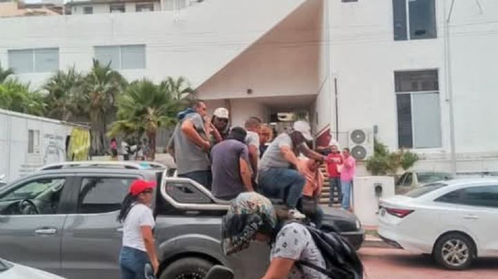 CETEG protesta con marros en Congreso de Guerrero y amaga con boicot a elección judicial