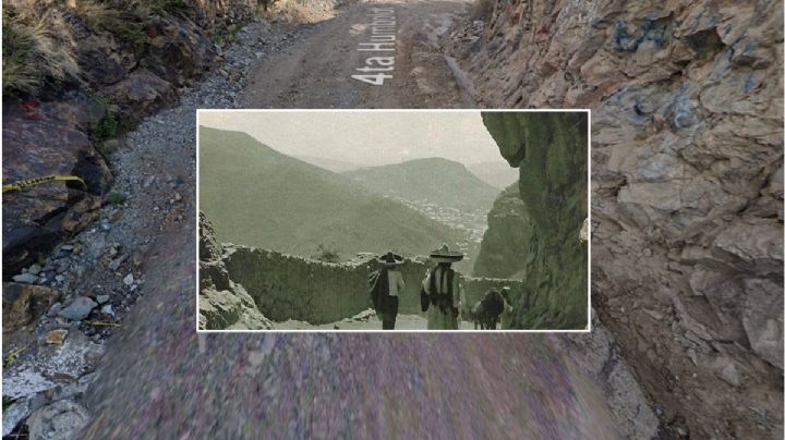 Así era el antiguo camino para entrar a Pachuca en el siglo XIX