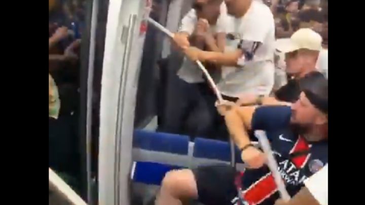 Pelea entre aficionados del Inter de Milán y PSG empaña final de la Champions