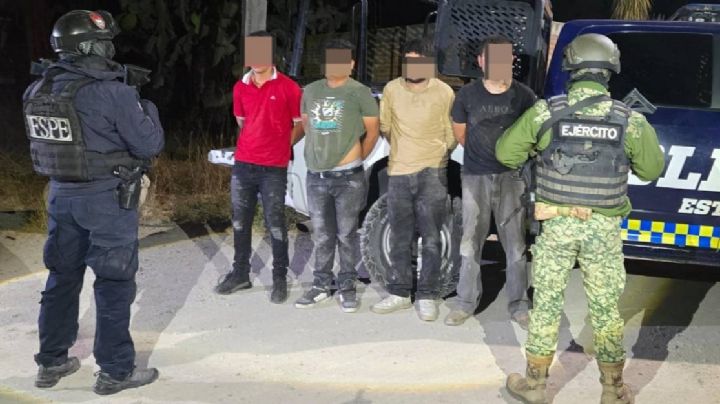 Detienen a 4 integrantes de célula criminal en San José Iturbide