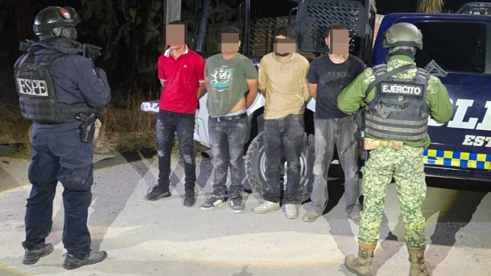 Los 4 detenidos son originarios del estado de Jalisco.