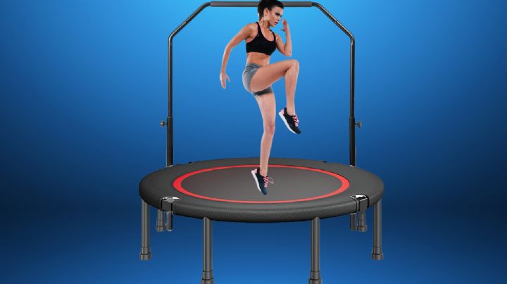 Este trampolín quema más calorías que una caminadora y cuesta menos de $1,200 pesos en Amazon