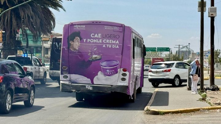 Choferes anuncian paro en el transporte público del Edomex