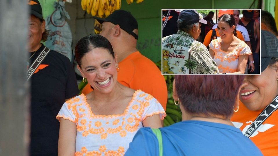 Belem Exsome visita el Mercado Malibrán y promete solución a inundaciones y basura