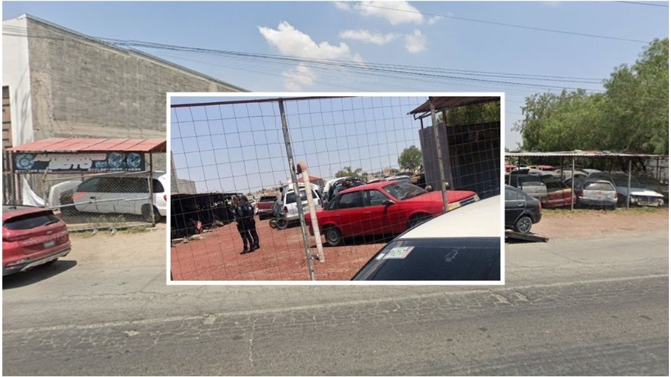 El vehículo estaba en un deshuesadero a 8.5 kilómetros donde fue robado