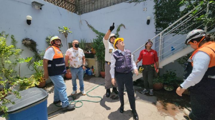 Explosión e incendio en Coyoacán: alcalde coordina inspección de la zona