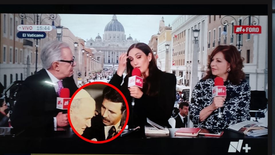 Para Televisa con Danielle Dithurbide y Valentina Alazraki