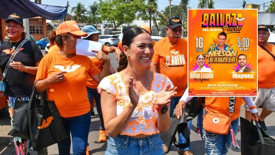 Belem Exsome invita a gran baile con Nelson Kanzela y Máynez en Tejería