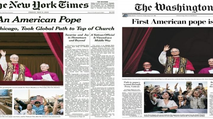 La elección de León XIV como papa vista por los diarios internacionales