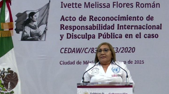 “Con todo dolor, lágrimas, sufrimiento y enfermedades acepto la disculpa”