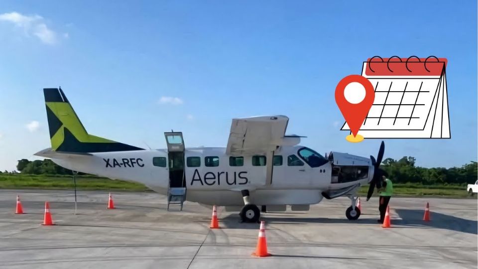 Este día volverán los vuelos de Aerus al Aeropuerto Tajín, Poza Rica; destinos y costos