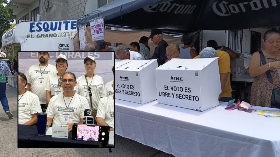 Personas tardan hasta 40 minutos en votar por el Poder Judicial en Veracruz: Coparmex