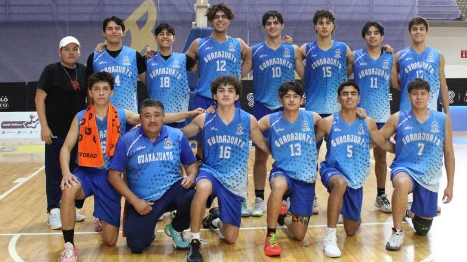 Los basquetbolistas de Guanajuato U18 quedaron en tercer lugar en la Olimpiada Nacional.