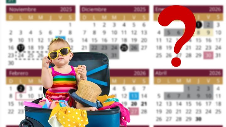 Nuevo calendario SEP: estas serán todas las vacaciones oficiales del ciclo escolar 2025-2026
