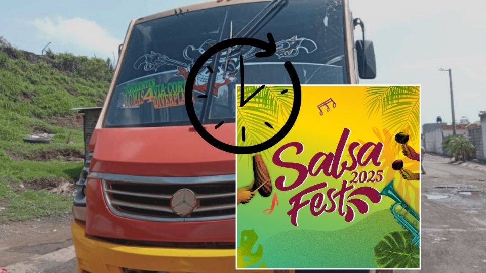 10 rutas de camiones en Veracruz que extenderán su horario por el Salsa Fest 2025