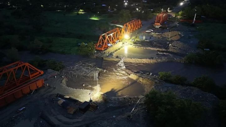 Advertencia no atendida: Tren Transístmico sufre daño en puente por lluvias en Chiapas