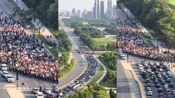 Protestas contra redadas migratorias paralizan Chicago | VIDEO