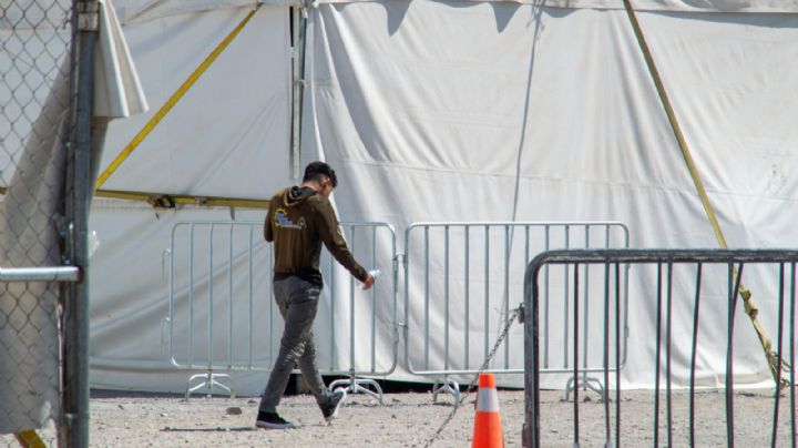 Tras redadas de Trump en Los Ángeles, así lucen los "mega albergues" para deportados de la frontera