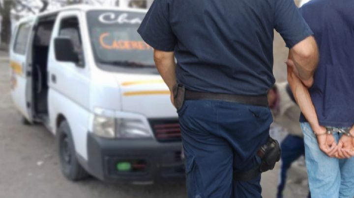 Detienen combi pirata que operaba entre Hidalgo y Querétaro; juez dicta prisión preventiva al conductor