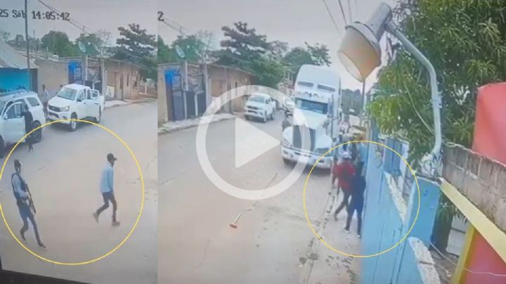 Así fue el ataque armado a empresario en su casa en Acayucan (Video)