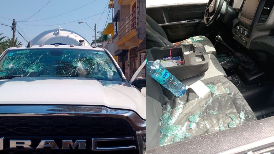 Pipa de Gas Villa de Reyes dañada