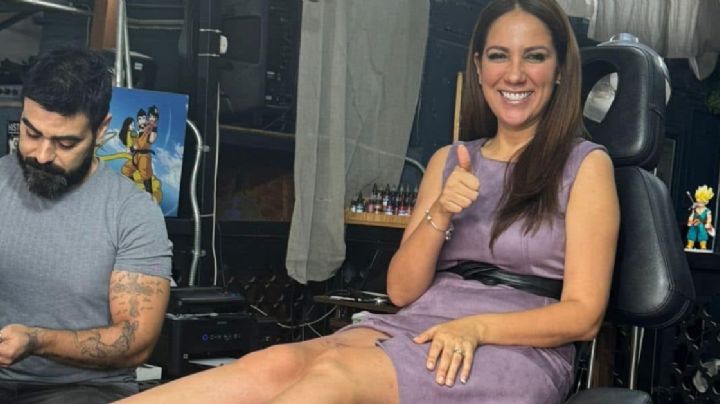 Libia recuerda a su papá con emotivo tatuaje por el Día del Padre