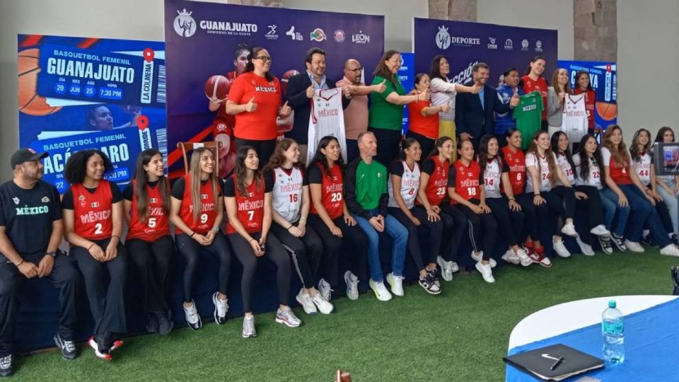 Las jugadoras de la Selección Mayor de Básquetbol tendrán juegos amistosos en Celaya, Acámbaro, Guanajuato capital y Purísima del Rincón.