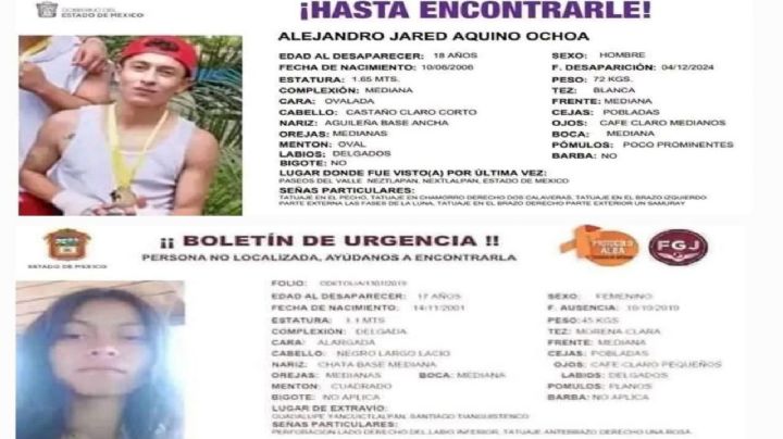 Desesperadas, mamá y hermana buscan a 2 familiares desaparecidos