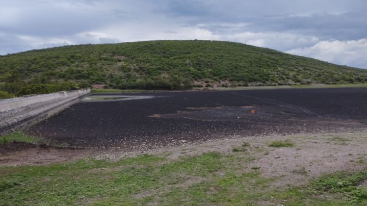 Así está de seca la Presa de Cañada de Negros