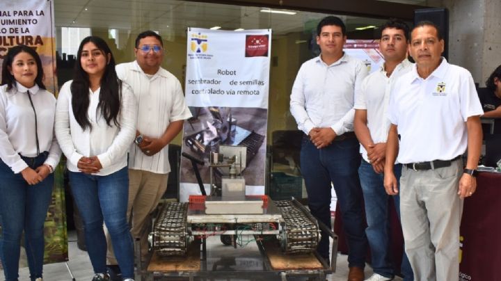 El Wall-e Veracruzano: Robot sembrador que optimizará proceso de siembra