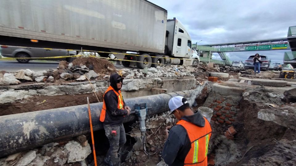 En la zona donde habrá trafico hay presencia de obreros
