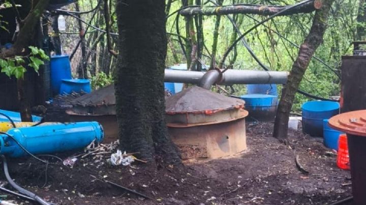 Desmantelan megalaboratorio de metanfetamina en Huitzilac; estiman golpe al crimen de 300 mdp