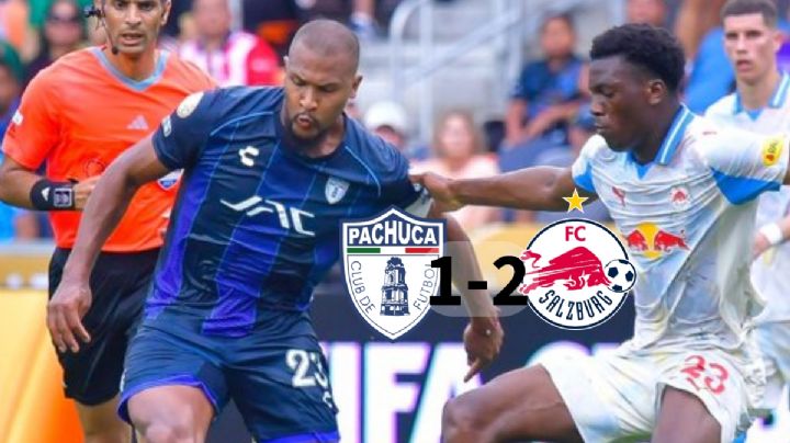 Tormentoso debut tuzo: Salzburg gana 2-1 a Pachuca en kilométrico juego