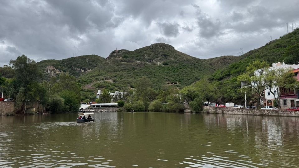 La Presa de La Olla, en Guanajuato capital, al 100% de su capacidad