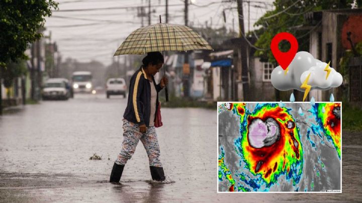 Efectos del huracán Erick en Veracruz hoy 19 de junio: los 10 municipios con las lluvias más fuertes