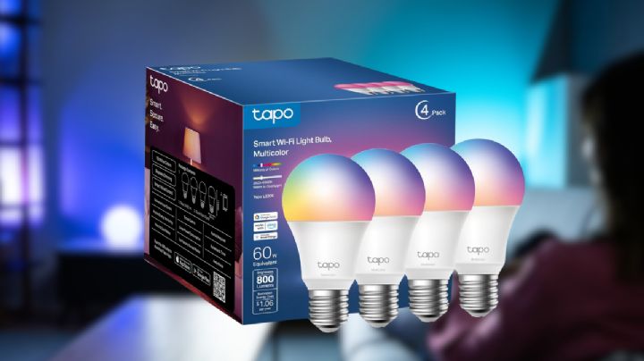 Estos focos inteligentes cuestan menos de $130 pesos cada uno y puedes controlarlos con el celular