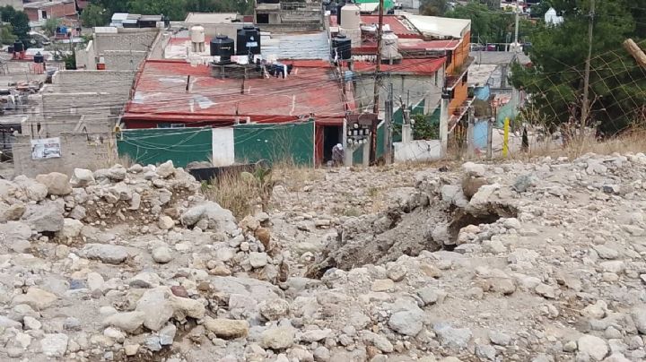 "Nos da miedo que con las lluvias vengan los deslaves”: vecinos de Naucalpan