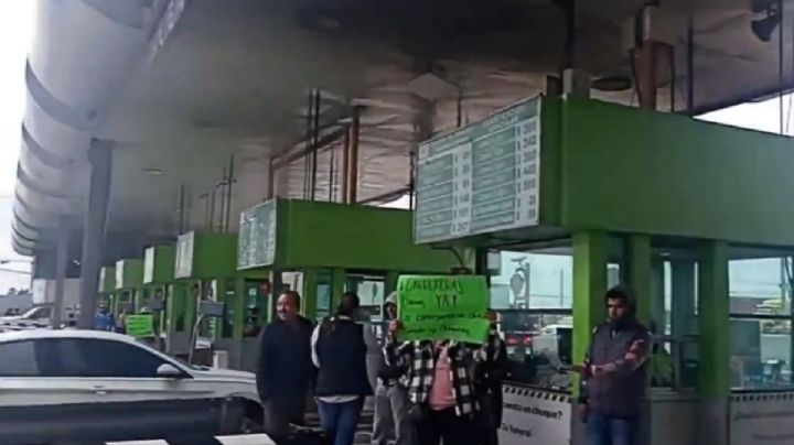 Edomex: toman caseta El Dorado, denuncia abandono del camino de acceso