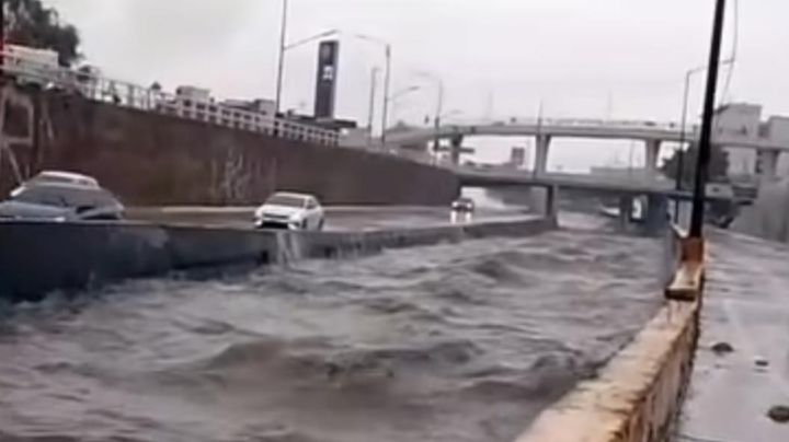 Se desborda el Malecón del Río de Los Gómez tras 14 horas de lluvia