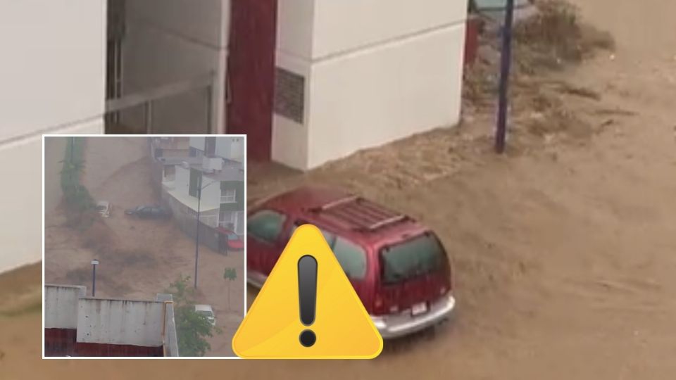 Lluvias inundan zona de Plaza Juguete y Valle Real en zona metropolitana de Xalapa