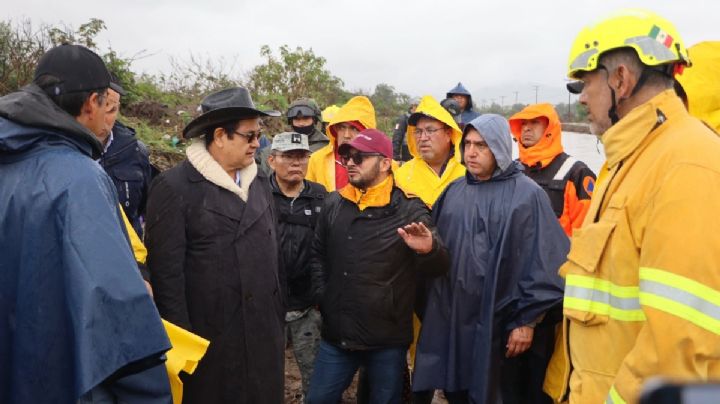 Supervisan daños por lluvias y deslaves en Hidalgo; Gobierno descarta desborde del Río Tula