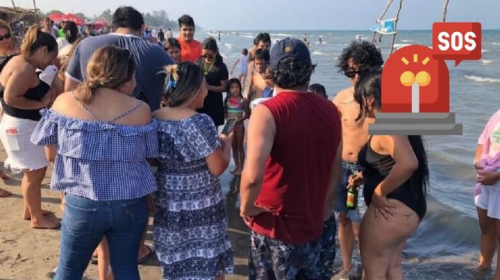 Menor desaparece arrastrado en playa Mata de Uva, en Antón Lizardo