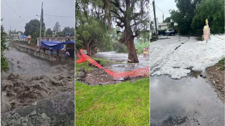 Lluvias desbordan estos tres ríos en Hidalgo; hay alerta en otro afluente más