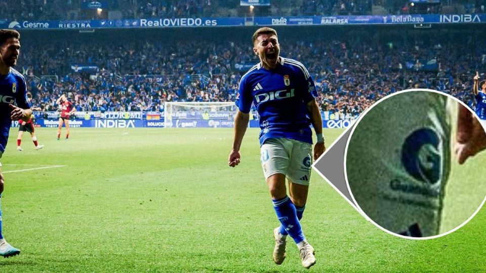 El logo de Guanajuato juega en el uniforme del Real Oviedo.