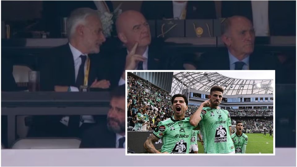 Jesús Martínez y Gianni Infantino se encontraban en los palcos del Bank of America Stadium